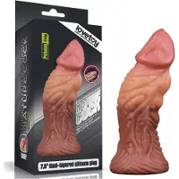Lovetoy Dual Layered Platinum Silicone Plug 18 cm