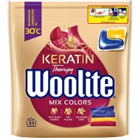 Woolite Keratin Therapy Mix Colors washing capsules color protection with keratin 33 pcs