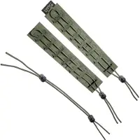 Tasmanian Tiger Modular Collector Strap Set VL, olive green, set strips with elastic cord
