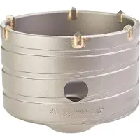 Milwaukee Porakruunu ilman varsi- ja keskiöpora TCT; SDS-plus/HEX11; 90x50 mm