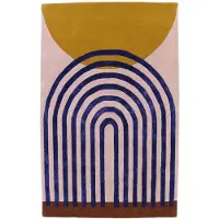FINARTE Atrium matto, pinkki-kulta