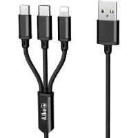 ILike Charging Cable 3 in 1 CCI02, USB, 1.2 m