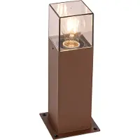 QAZQA Teollinen ulko-lattiavalaisin ruosteenruskea 30 cm IP44 - Denmark