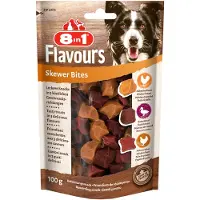 8In1 3x100g Flavours Skewer Bites koiranherkku