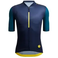 Santini Allez Le Maillot Jaune Lyhythihainen Pyöräilypaita