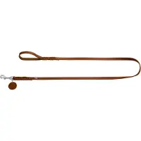 Hunter - Hundkoppel Solid Education Brun 200cm 11mm - Koirat - Kaulapannat