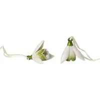 Villeroy & Boch Mini Flower Bells 4 cm valkoinen 2-os. roikkuva koriste