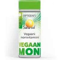 Sana-Sol Apteekin Vegaani monivitamiini 220 tabl/169 g