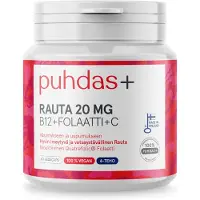 Puhdas+ Rauta+B12+Folaatti+C 60 kaps. ravintolisä