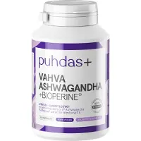 Puhdas+ Bioperine Ashwagandha 120kaps.