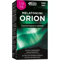 Melatoniini Orion 1,9 mg suussa hajoava 100 tabl