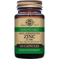 Solgar Earth Source Fermented Koji Zinc 25 mg 30 kaps. ravintolisä