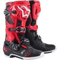 Alpinestars Tech Motocross-saappaat Punainen/Musta Miehet, size 10