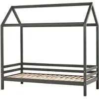 Hoppekids talosänky 90 x 200 - helmenharmaa Smoked Pearl