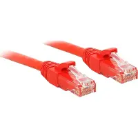 Lindy patch cable - 10 m - red - Punainen - 10m