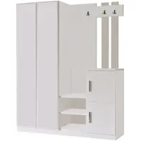 Skye Decor Eteinen setti Kalune Design DD8, valkoinen