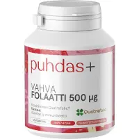 Raw Organic Puhdas+ Vahva Folaatti 500 µg, 60kaps