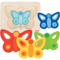 Goki Layer Puzzle Butterfly 5 Layers Puu