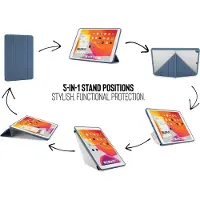 Pipetto Origami Case TPU, iPad 10.2" -suojakotelo, Sininen