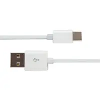 GRATEQ USB-A-USB-C-kaapeli 1,5 m, valkoinen