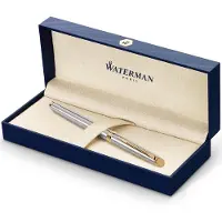Waterman Hémisphère Steel/Gold Fountain Pen Medium