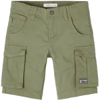 Name it Nkmryan Reg Twi L Shorts 6776-Ba Noos - Green - 146