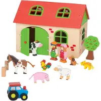 Goki Wooden Farmhouse 13pcs.