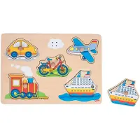 Goki Bubble Puzzle Vehicles with Sound 5pcs. Puu