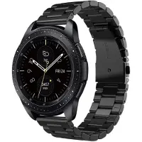 SKALO Teräsranneke Samsung Watch Active2 40mm - Musta