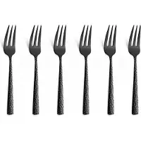 Amefa Felicity 3319, pastry forks, set of 6, black