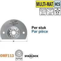 Cmt Puolipyöreä segmenttisahanterä OMF113 Soft Wood; HCS; 85 mm