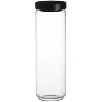 Maku Säilytyspurkki 1,65L Kirkas/Musta