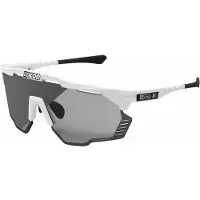 Scicon Aeroshade Kunken pyöräilylasit White Gloss Photochromic