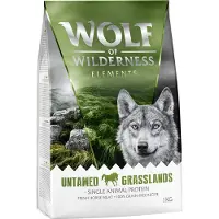Wolf of Wilderness 5x1kg Untamed Grasslands hevonen viljaton koira