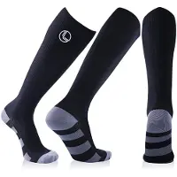 Lifeturn LTCS10 kompressiotukisukat MUSTAHARMAA L/XL