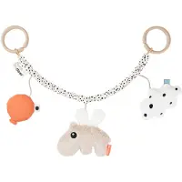 Done by Deer Pram Toy Happy Clouds Sand - Multi/patterned - ONE SIZE
