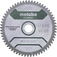 Metabo 628066000 Puu-pyörösahanterä 216 Mm