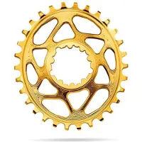 AbsoluteBLACK Absolute Black Blade 30T suorakiinnityksellä Oval SRAM GXP Gold