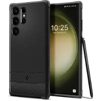Spigen Rugged Armor kuori Samsung Galaxy S23 Ultra - Musta