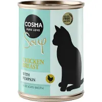 Cosma 6x100g Soup kananrinta & kurpitsa kissan märkäruoka