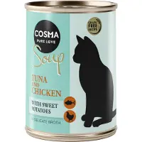 Cosma 6x100g Soup tonnikala & porkkana kissanruoka