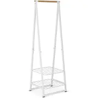 Brabantia Pieni vaateteline hyllyillä, Valkoinen