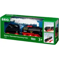 BRIO 33884 - Paristokäyttöinen höyryävä höyryjuna