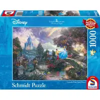 Schmidt 1000 palan palapeli - SPIELE - Thomas Kinkade Studios - Disney Tuhkimo - 1000 kpl