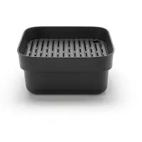 Brabantia Sinkside tiskiamme kuivaustarjottimella 34x37 cm Tummanharmaa