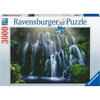 Ravensburger 3000 pala palapeli - - Vesiputouksia, Bali - Maisema ja luonto - Aikuinen - 2 vuoden takuu
