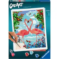 Ravensburger Creart Flamingos Rakastunut