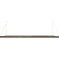 Frama Dark Shelf D27 W80 Brass Brackets - Seinähyllyt Teräs Messinki - 7046