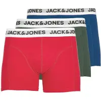 Jack & Jones Bokserishortsit 'JACRikki' punainen / musta / valkoinen