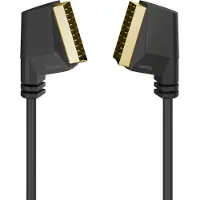Hama Gold-plated SCART -liitäntäkaapeli, 1,5 m, musta